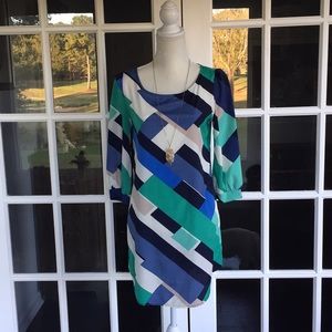 Mod mini dress small and flowy